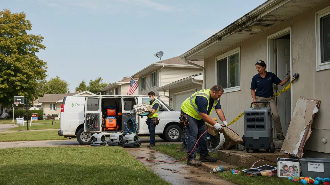 Water Damage Restoration in Muskegon Heights, MI near me